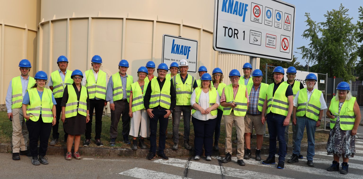 Du betrachtest gerade CDU-Kreisverband zu Besuch bei Knauf Gips in Deißlingen-Lauffen